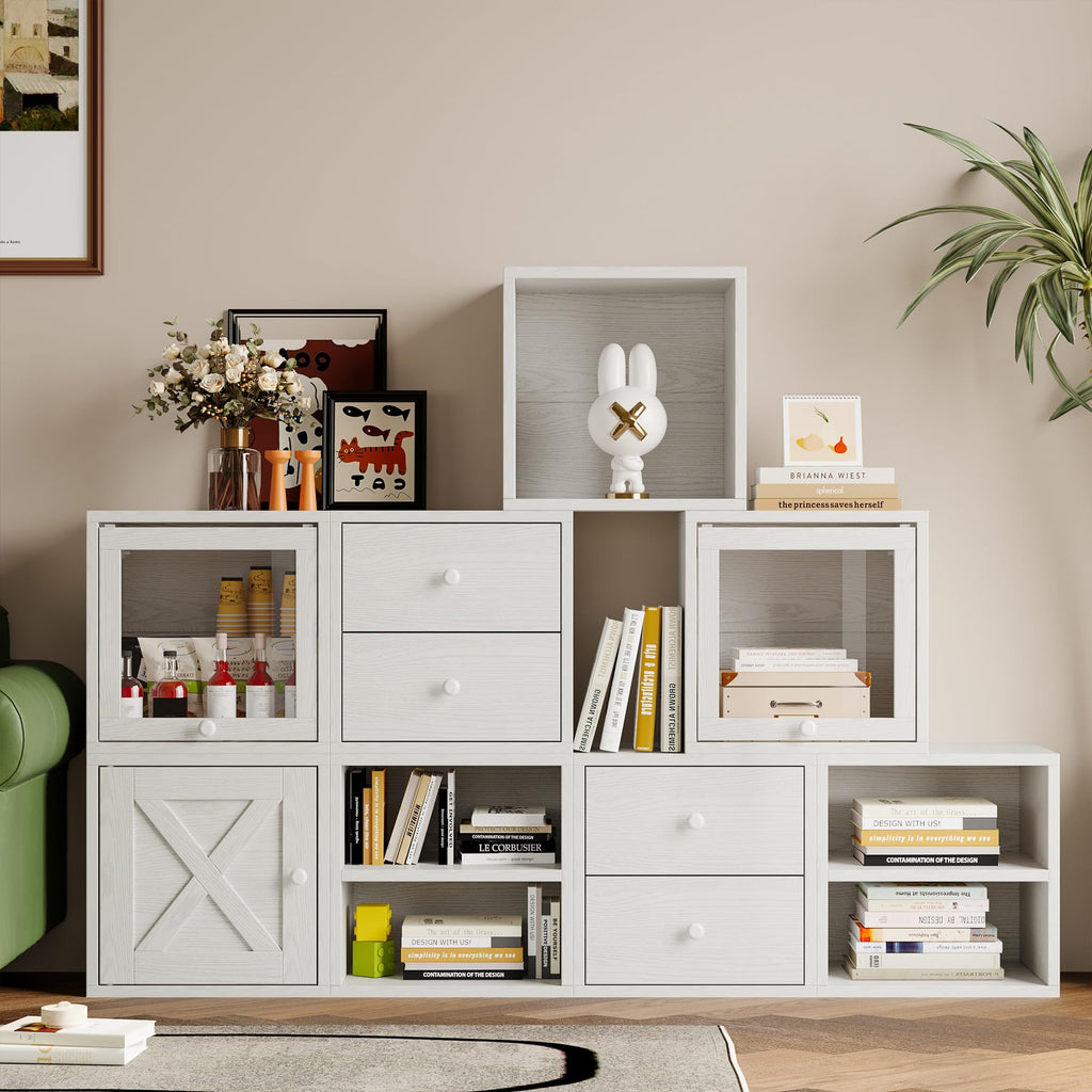 Pure White Cube Storage Organizer O10231