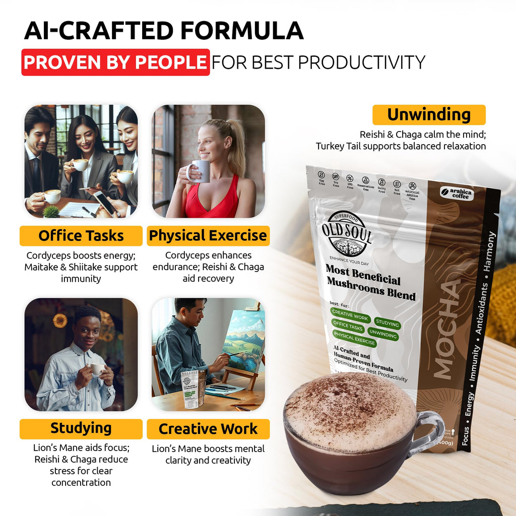 Black Coffee Blend Arabica 14 Ounce Mocha X444