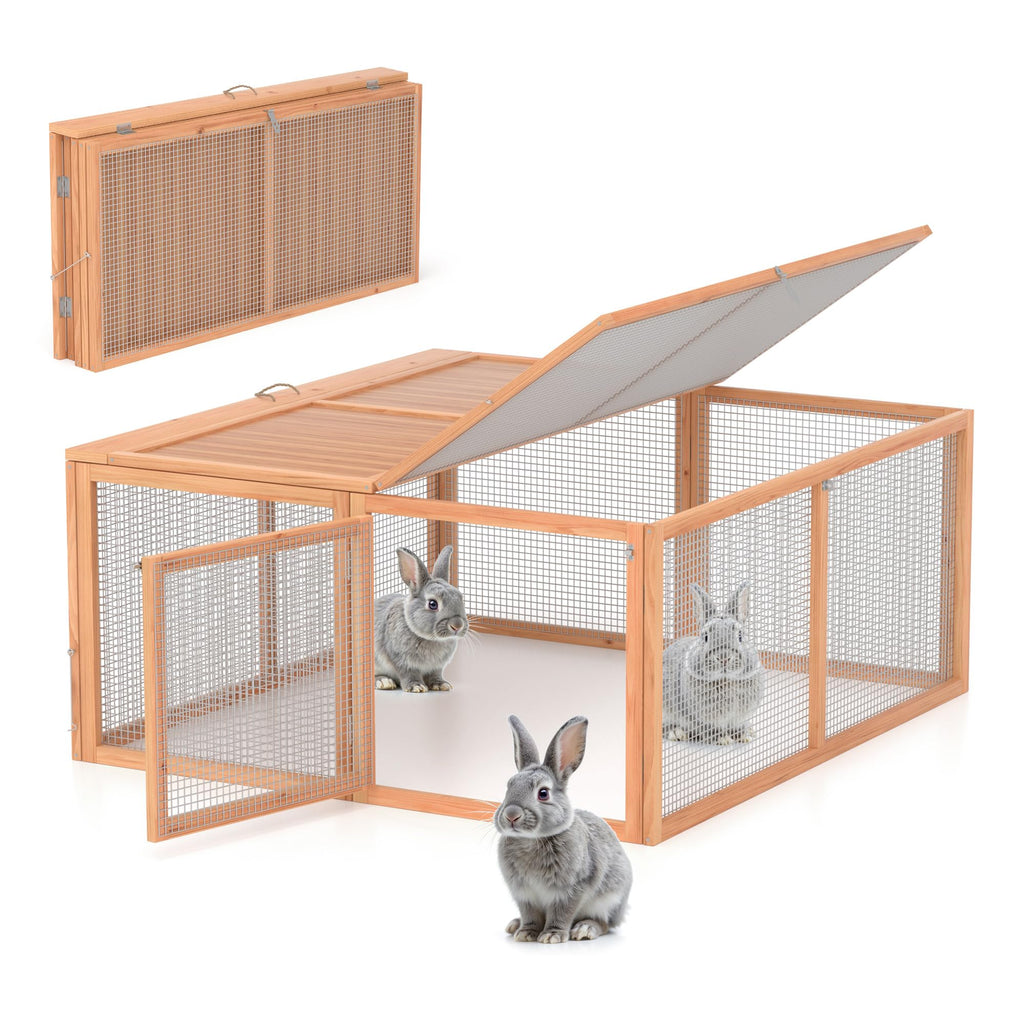 Wooden Chicken Coop Rabbit Hutch F489830