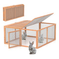 Wooden Chicken Coop Rabbit Hutch F489830