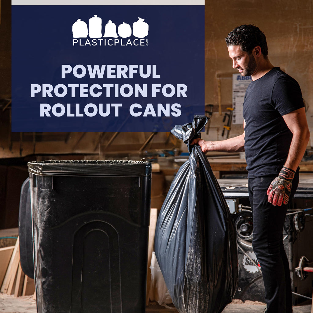 95-96 Gallon Heavy Duty 1.5 Mil Black Trash Bags 25 Count F25666