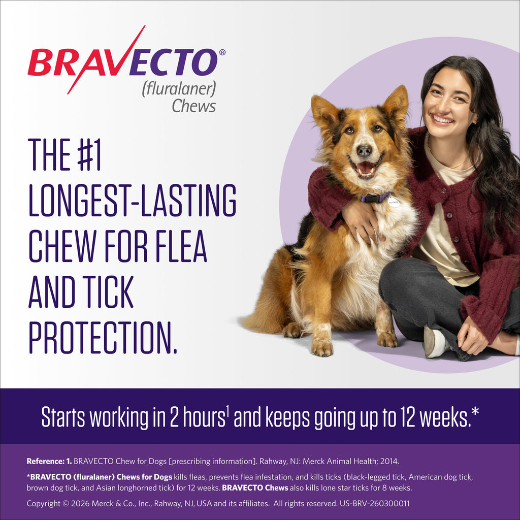 Flea & Tick Chew for Dogs 4.4-9.9 lbs X790