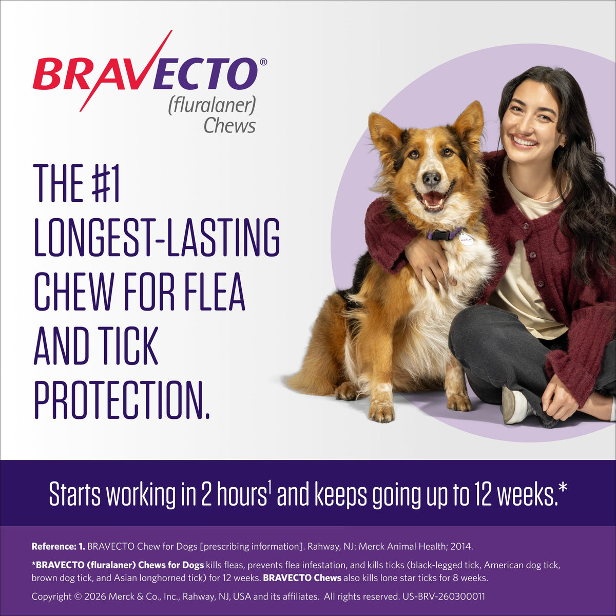 Flea & Tick Chew for Dogs 4.4-9.9 lbs X790