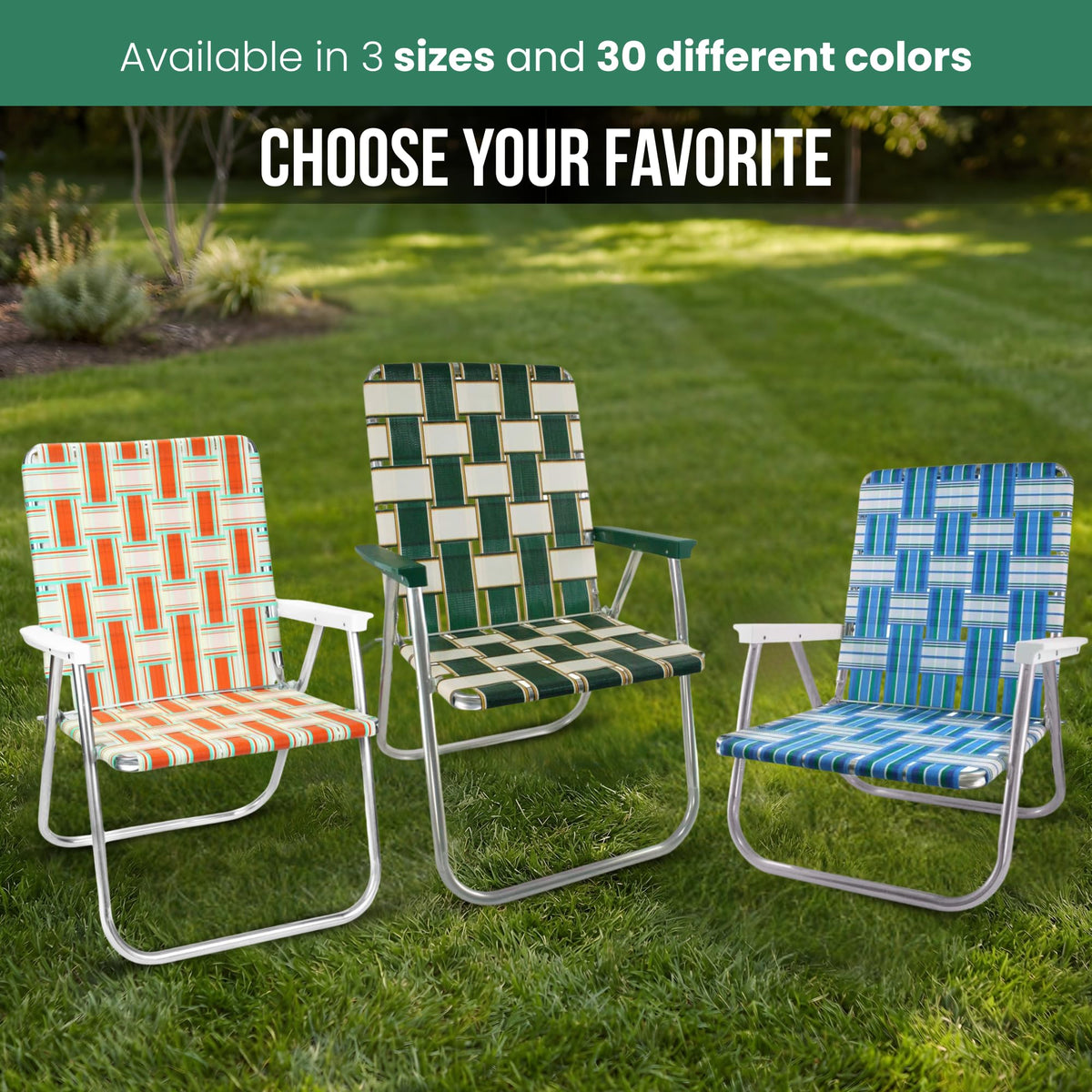 Folding Aluminum Outdoor Patio Lawn Chair W313252