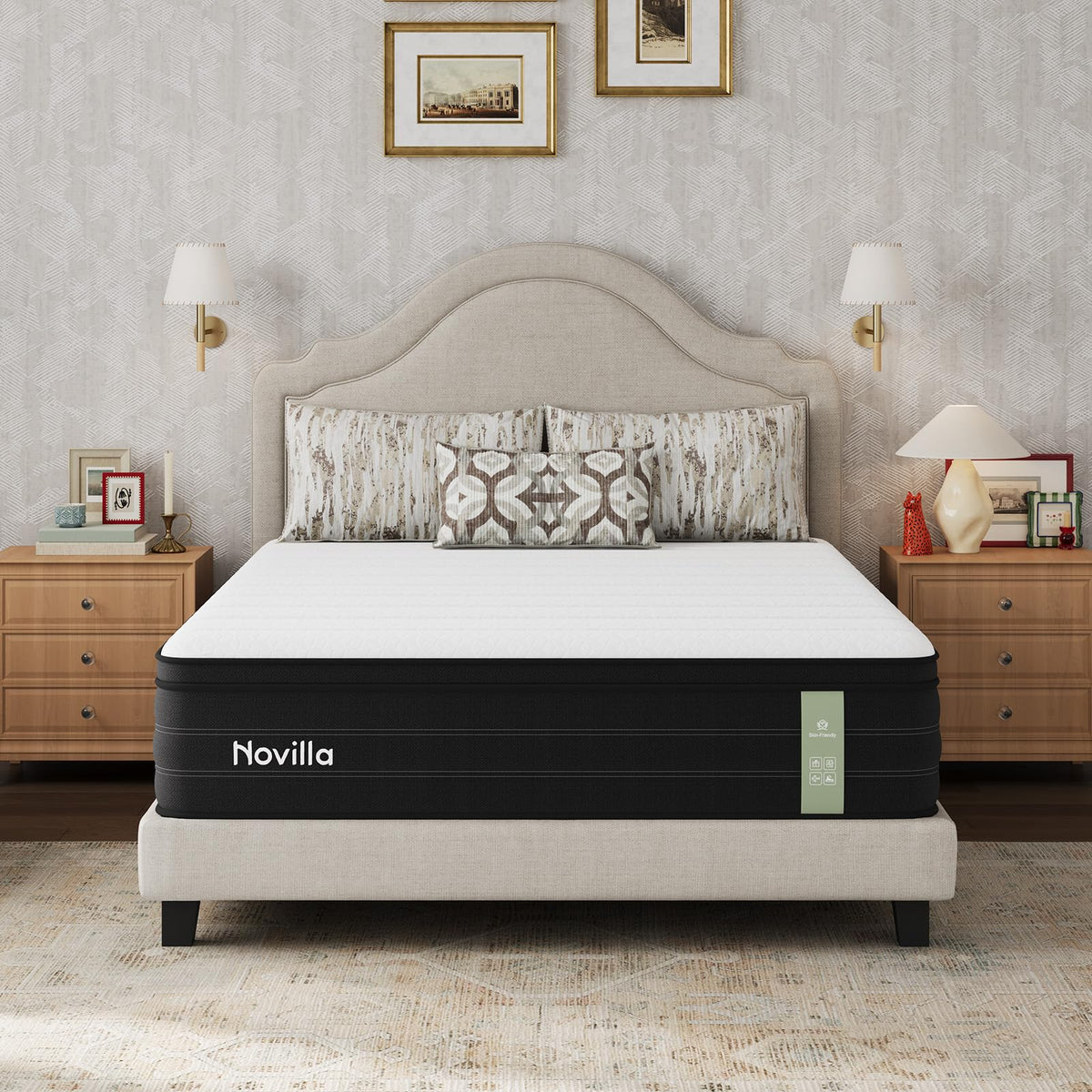 Queen 12 Inch Cooling Hybrid Mattress V461