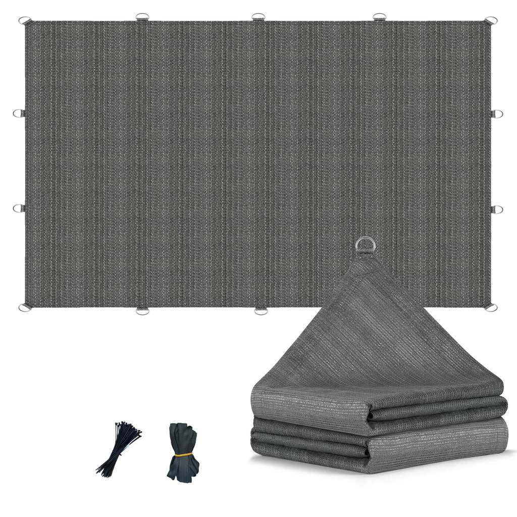 8x20 FT Sun Shade Cloth with D-Rings E8813