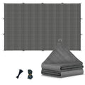 8x20 FT Sun Shade Cloth with D-Rings E8813