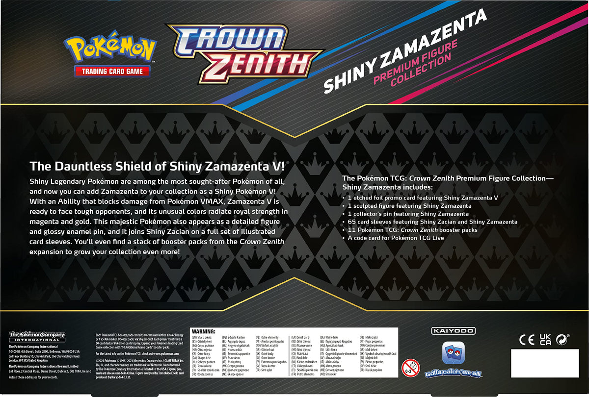Pokemon Crown Zenith Shiny Zamazenta Premium Figure Collection L4397